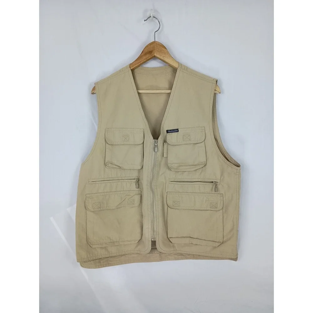 Balsam Collection Fishing Vest Tan‎ Size 50